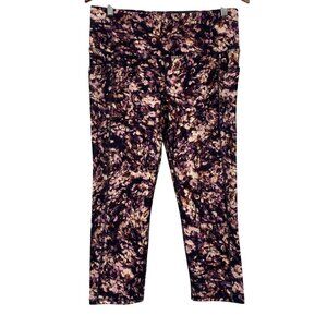 RBX XL Extra Large Peached Tech Flex Compression Legging Pant Purple Athletic